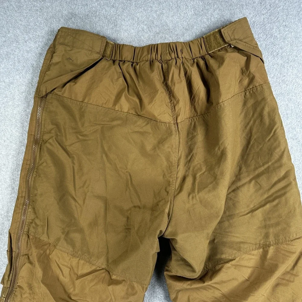 USMC Snow Pants Mens Medium Brown Primaloft Extreme Cold Military